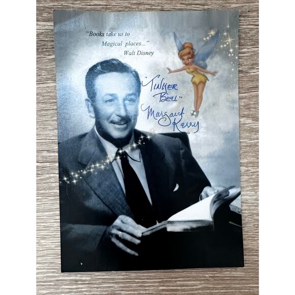 Authentic Disney|Tinkerbell|Signed Autograph Margarot Kerry - Picture 7 of 8
